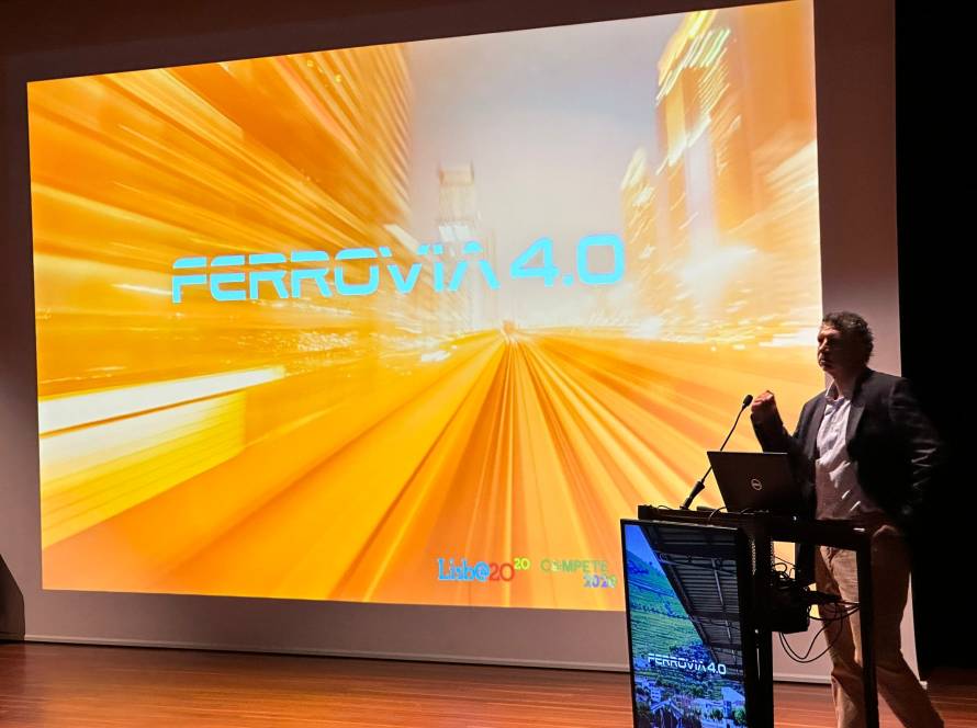Presentation on a screen